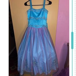 Girls Pagaent Dress CottonCandy Size 12
